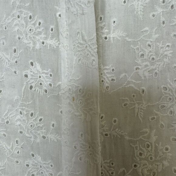 Rag & Bone April Eyelet Embroidered Button Down Sleeveless Top M - Picture 4 of 6